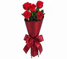 Букет 5 Красных роз Эдлесс Лав #REPLACE_PRED# Пионерском
