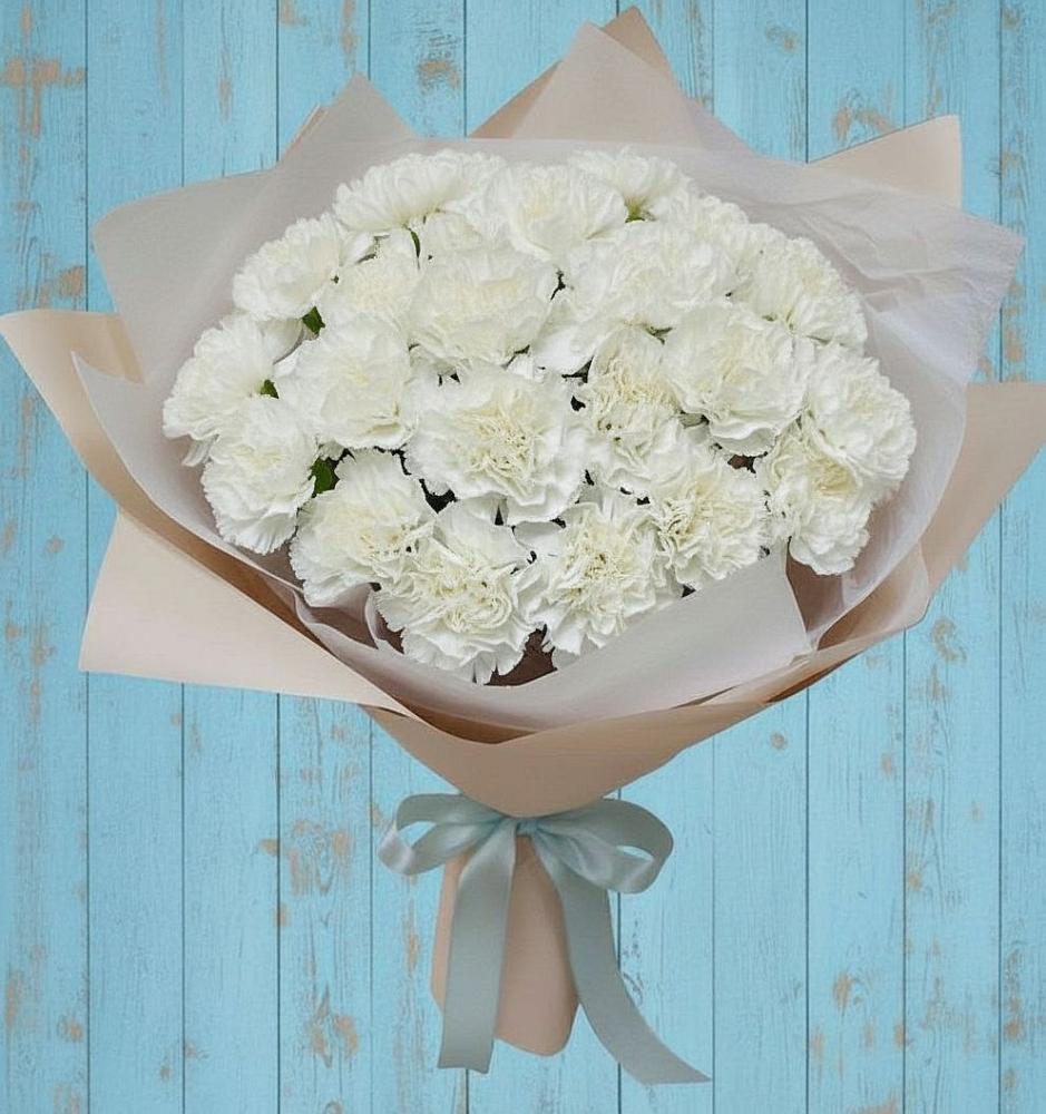 Букет цветов из: Гвоздики в Пионерском