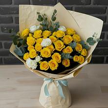 Букет цветов из:  Розы #REPLACE_PRED# Пионерском