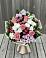 Букет цветов из: Альстромерии, Гвоздики, Розы и Хризантемы в Пионерском