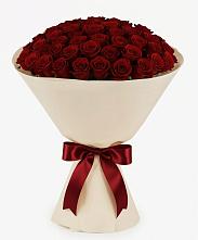Букет 101 Бордовая роза Блэк Бакарра в Пионерском