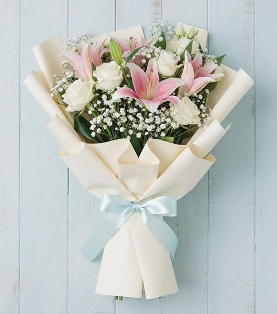 Букет цветов из: Лилии в Пионерском
