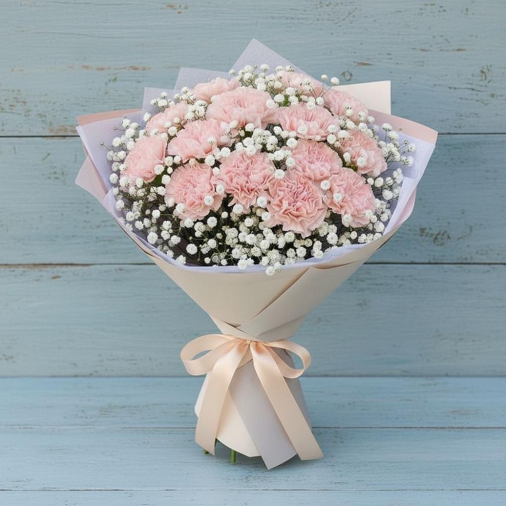 Букет цветов из: Гвоздики в Пионерском