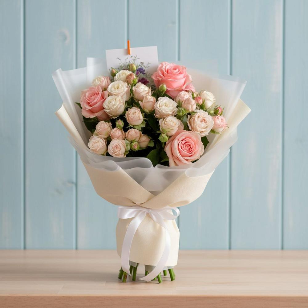 Букет цветов из: Розы в Пионерском