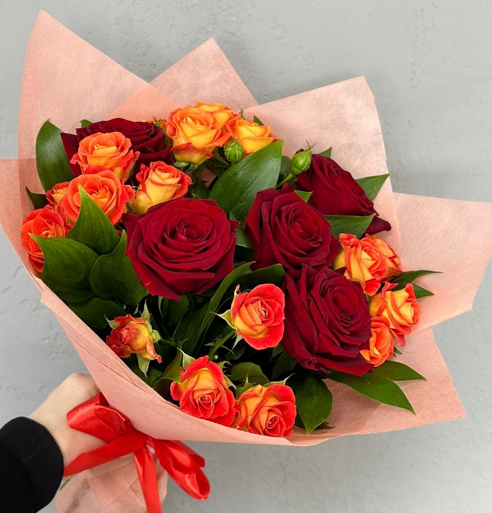 Букет Любовь и восторг в Пионерском