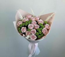 Букет цветов из:  Розы и Хризантемы #REPLACE_PRED# Пионерском