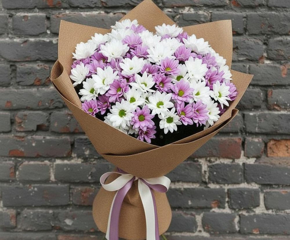 Букет цветов из: Хризантемы в Пионерском