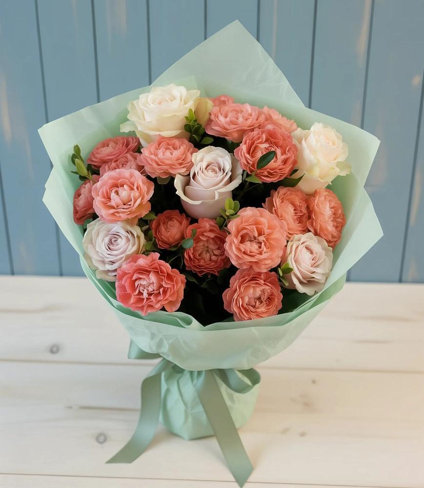 Букет цветов из: Розы в Пионерском