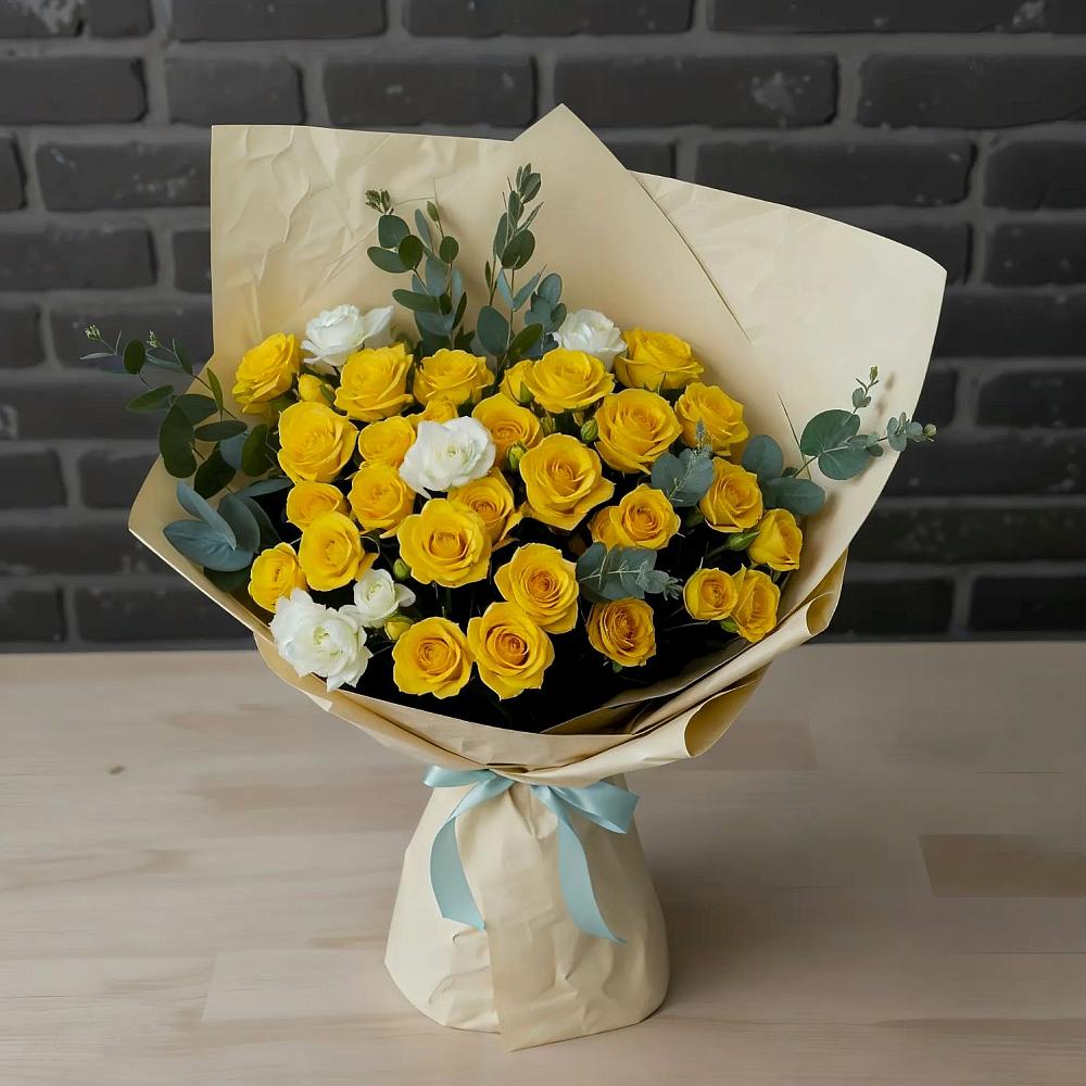 Букет цветов из: Розы в Пионерском