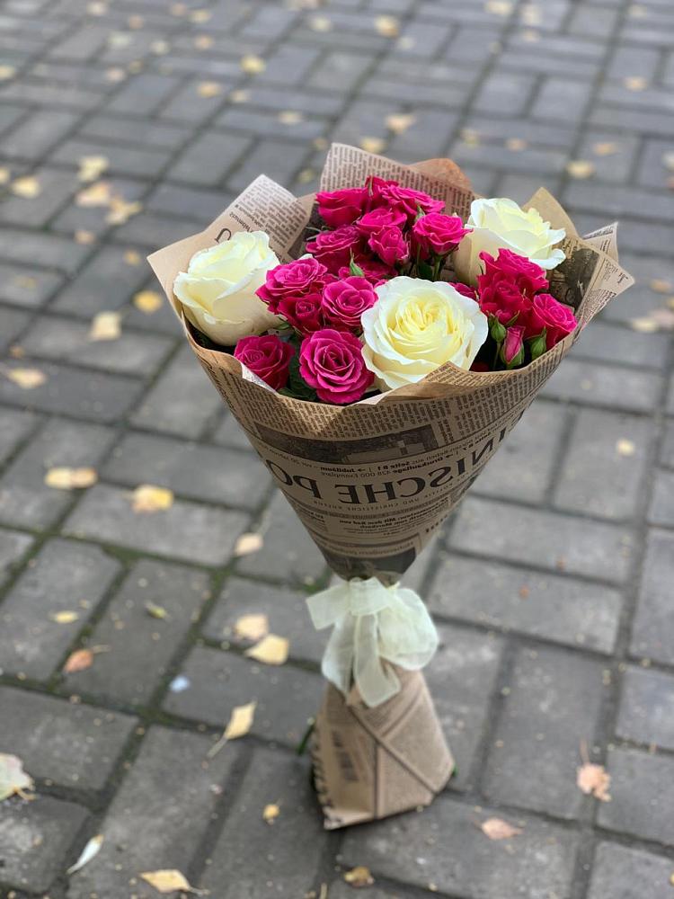 Букет цветов из: Розы в Пионерском