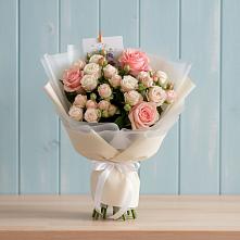 Букет цветов из:  Розы #REPLACE_PRED# Пионерском