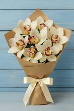 Букет цветов из:  Орхидеи и Розы в Пионерском